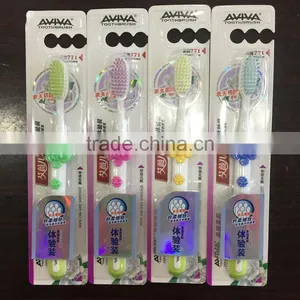 Daily Home Use Flower Handle Adult Toothbrush thumbnail-1