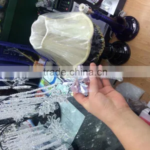 Crystal Snowflake Christmas Ornaments For Hanging Decoration thumbnail-4