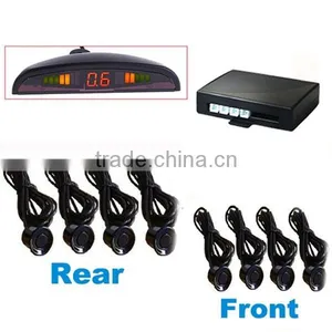 Mini LED Monitor Display Car Reversing Sensor System With 4 Front and 4 Rear In -Bumper Sensors RD-018C8 thumbnail-1