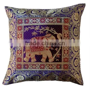 Elephant Design Jacquard Cushion Covers thumbnail-2