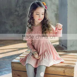 Lovelybabies Kids Fashion Dresses Pictures Fashion Ruffle Icing Modern Dresses for Girls thumbnail-5