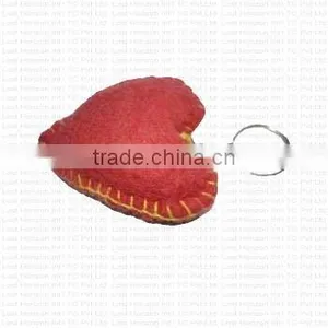 Felted Butterfly Shape Key Ring. thumbnail-5