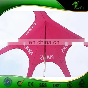 Red Star Shaped Tent Oxford Material Foldable Outdoor Event Star Tent thumbnail-2