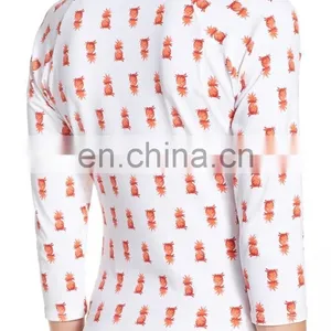 Custom Made Sublimated Long Sleeve Upf 50 Women Spandex Lycra Rash Guard thumbnail-4
