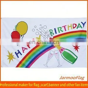 Colorful Rainbow Birthday Flags thumbnail-1