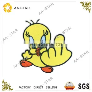 Lovely Tweety Design Applique Embroidery Patch for Toddlers Clothing thumbnail-1