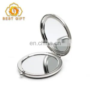 High Quality Women Rose Gold Compact Mirror thumbnail-3