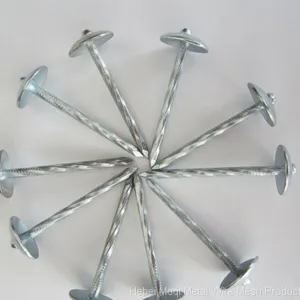 Hot Sale Galvanized Roofing Nails Screw+ Washer 90mmx4mm thumbnail-1