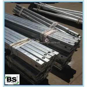 Galvanized 1 3/4 Inch Square Bar Helical Pile thumbnail-1