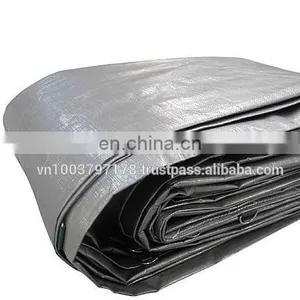 Silver 14x14 Heavy Duty UV Protected Treated Canopy Sun Shade Boat Cover Tarp thumbnail-1
