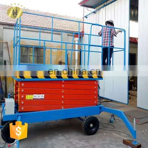 7LSJY Shandong SevenLift 10m Hydraulic Motorcycle Aerial Working Man Lift/electric Lift Table thumbnail-1