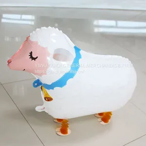 Hot Sale Walking Animal Balloons Walking Pet Balloons Helium Balloons Foil Balloons Mylar Balloons Walking Balloons (dinosour, Dogs, Giraff, Indeer, Panda, Fog, Rabbit, Cow, Cat, Elephant, Turtle, Ladybug,) thumbnail-1