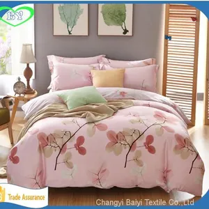 China Cheap Polyester Custom Print Bed Sheet Fabric for Making Bed Sheets thumbnail-4