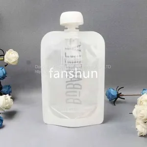 Mushroom Head Sucking Mouth Bag Big Cap Children's Drink Fruit Puree Sucking Mouth Bag Jelly Liquid Food Bag Made to Order thumbnail-1