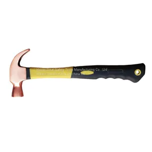 Beryllium Copper Hammer Claw Fiber Handle 680g Safety Tools thumbnail-1