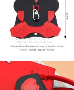 Customized Hooked Eyewear Pouch; Cute and Lovely Glasses Holder thumbnail-3