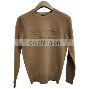DiZNEW Custom Casual Mens Christmas Pressure Your Own Logo Knitted Sweater thumbnail-1