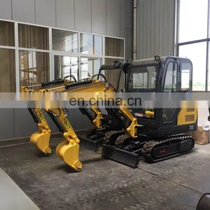 2.2 Ton Mini Crawler Excavator With Steel Track or Rubber for Sale Cheap Price thumbnail-3