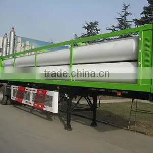 China Yukun 8 Tubes Skid CNG Semi Trailer thumbnail-1