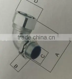 Liquid Tight Connectors / Liquid Tight Flexible Conduit Angle Connector thumbnail-1