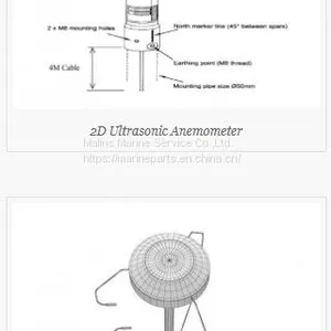 Ultrasonic Wind Speed and Direction Sensor MWS-L thumbnail-1
