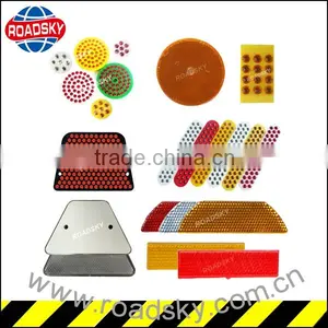 Good Quality Colorful 41 mm Round Plastic Reflectors thumbnail-1