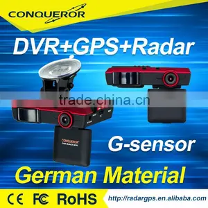 HD 1080P DVR Car Radar Detector With Car DVR Camera Ambarella A7 Nice Night Vision With Radar Speed Alarm and GPS thumbnail-1