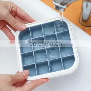 Best Quality Easy Release Cool Shaped Large Square Unique Plastic Logo Ice Cube Trays thumbnail-4