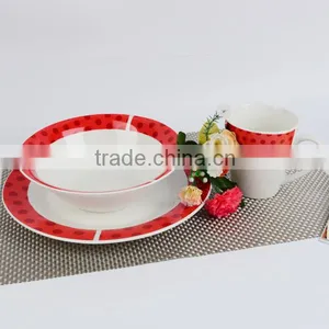 Poland Porcelain Dinner Set, High Grade Porcelain Tableware, Porcelain Dinner Set thumbnail-1