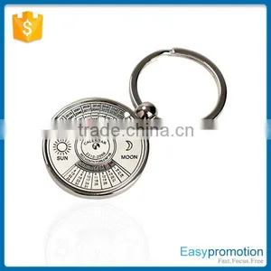 Hot Selling 50 Years Calendar Keychain/logo Printed Metal Keychains Wholesale Quality Choice thumbnail-2