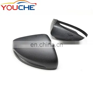Matt Black Dry Carbon Fiber Mirror Cover for Mercedes GLC Class W253 S Class W222 C Class W205 E Class W213 W238 thumbnail-2