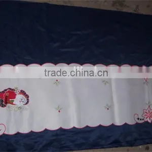 New Arrival High Quality Table Cloth Embroidered Table Cloth Wedding Tablecloth Christmas Design Fabric Tablecloth thumbnail-4