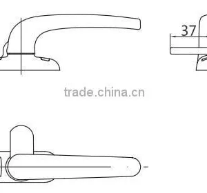 Aluminium Castment Window Handle thumbnail-2