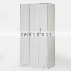 Knock Down Strong Metal 3 Door School Locker for Sale From China thumbnail-2