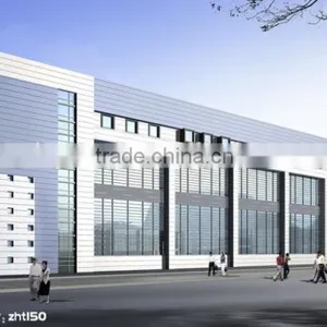 Light Steel Frame Warehouse / Hangar / Shed With PVDF Steel Roof Sheet thumbnail-2