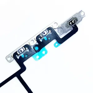 Flex Volume For IPhone X Mute & Volume Button Switch Key With Metal Parts Charging Flex Cell Phone Parts thumbnail-4