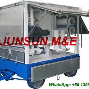 Trailer Mounted Mobile Type Best Made in China Transformer Oil Purifier With High Vacuum Purification System thumbnail-1