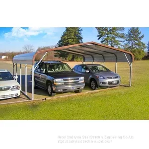 China Prefabricated Car Shed Garage Steel Structure Building thumbnail-2