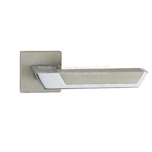 Popular New Design Good Quality Zinc Alloy/zamac/zamak/aluminum Door Handle for European Door Lock thumbnail-1