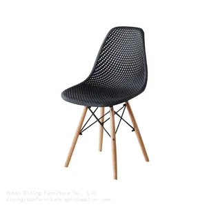 Plastic Dining Chair Mesh Backrest DC-P01A thumbnail-1