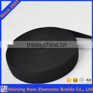 2 Inch Black Nylon Elastic Webbing thumbnail-1
