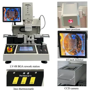 Minster Automatic IR Infrared Soldering Welding Reballing BGA Rework Station With Laser Position thumbnail-3