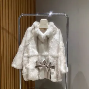 Stand-collar Fur Coat for Women Gentle and Luxurious Winter High-end thumbnail-1