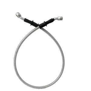 High Quality DOT SAE J1401 Approved Stainless Steel Braided Brake Banjo End Fittings PTFE Motorcycle UTV ATV Brake Hose Line thumbnail-5
