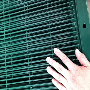 358 Anti Climb Security Fence With Optional Barbed Wire Topping thumbnail-1