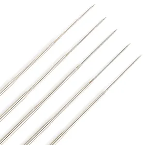 Custom High Carbon Steel Non-Woven Felting Needles for Machine Parts 32G F008 Teardrop Needle thumbnail-3