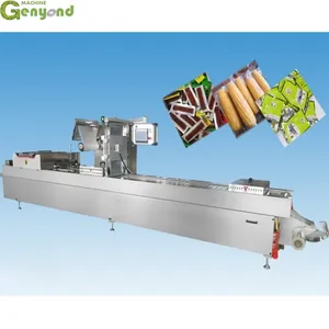 Manufacturer Customized Corn Automatic Continuous Stretch Film Vacuum Packaging Machine thumbnail-4