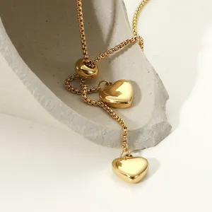 Bespoke 3D Stainless Steel Gold Key Pendant Necklace - Custom Metal Alloy Jewelry thumbnail-1