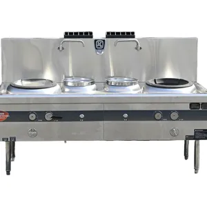 220V Economic Two Woks Two Warmer With 42kW Heat Load for Commercial Kitchens thumbnail-1