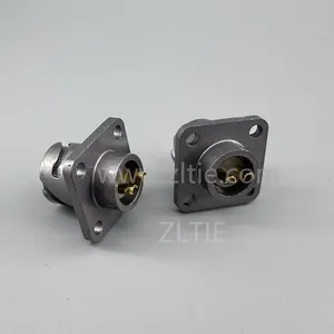 FQ14 Series 2-Pin Square Flange Male Socket thumbnail-1